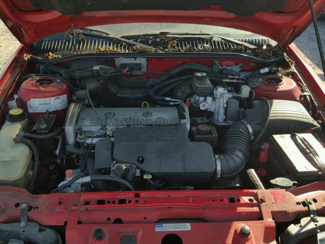 1G2NE52T4TC813005 - 1996 PONTIAC GRAND AM S 红色 照片 7
