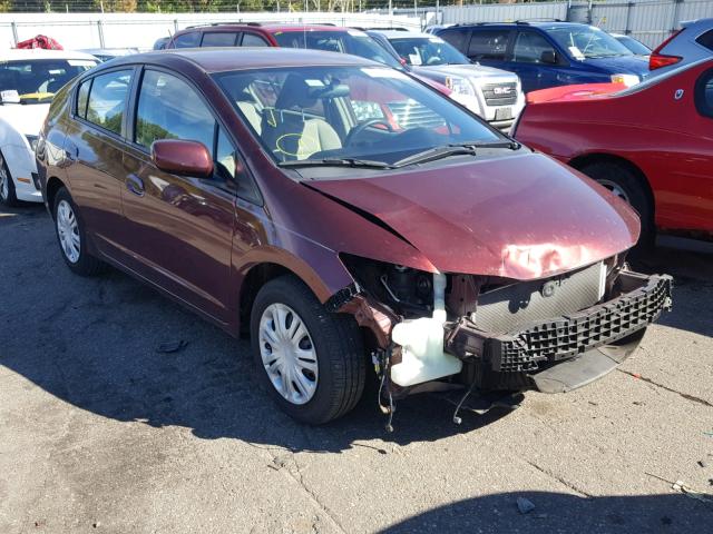 JHMZE2H54BS010606 - 2011 HONDA INSIGHT LX MAROON photo 1