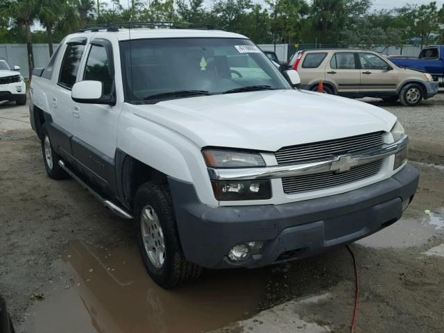 3GNEK13T43G282839 - 2003 CHEVROLET AVALANCHE WHITE photo 1