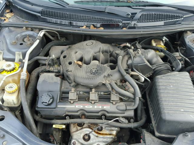 1C3EL65R62N114232 - 2002 CHRYSLER SEBRING LI BLUE photo 7