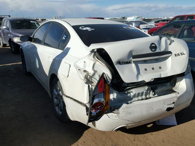 1N4AL21E99N494513 - 2009 NISSAN ALTIMA 2.5 WHITE photo 3