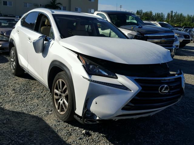 JTJYARBZ3G2022800 - 2016 LEXUS NX 200T WHITE photo 1