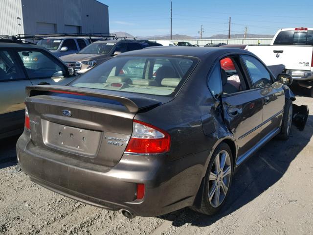 4S3BL856684207248 - 2008 SUBARU LEGACY 3.0 GREEN photo 4