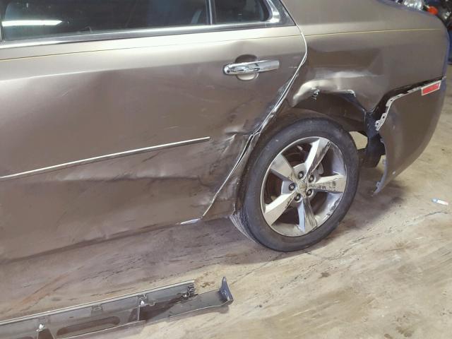 1G1ZC5E06CF213551 - 2012 CHEVROLET MALIBU 1LT BROWN photo 9