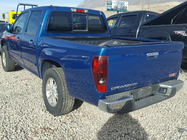 1GTDT13E198122368 - 2009 GMC CANYON BLUE photo 3