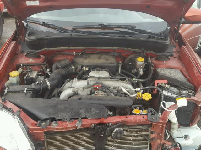 JF2SH6CC7AH917256 - 2010 SUBARU FORESTER 2 ORANGE photo 7