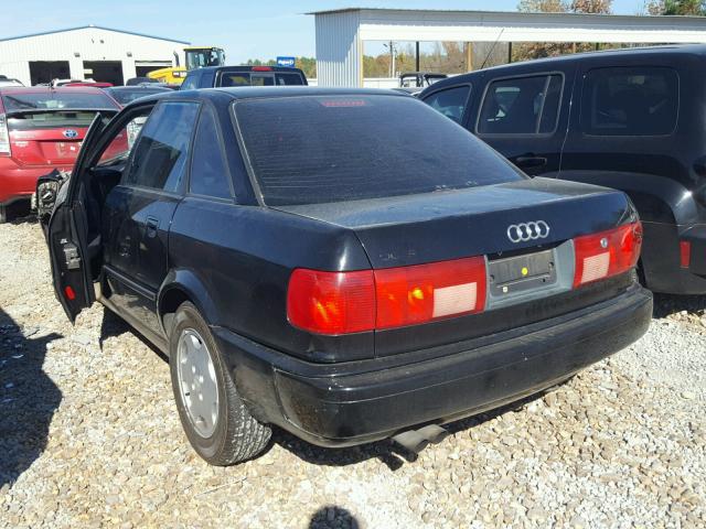 WAUBJ58C7PA005084 - 1993 AUDI 90 S BLACK photo 3