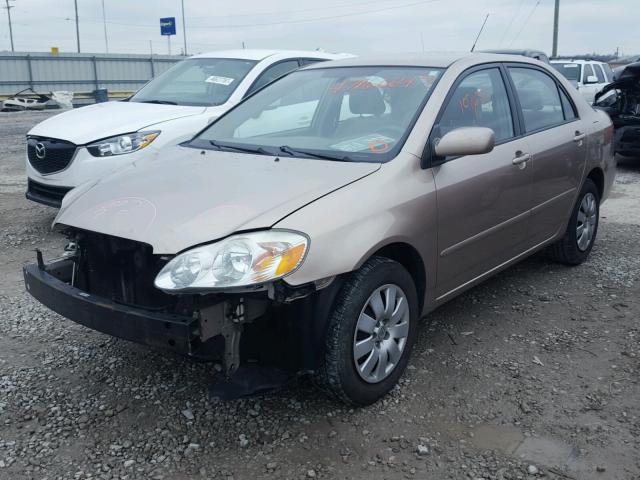 1NXBR32E14Z198395 - 2004 TOYOTA COROLLA CE BEIGE photo 2