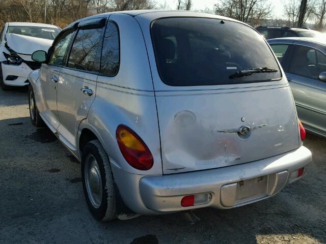 3C4FY48B44T352250 - 2004 CHRYSLER PT CRUISER SILVER photo 3