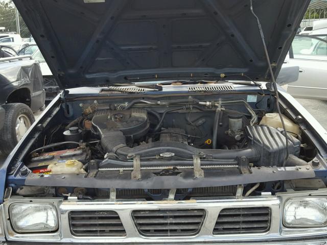 1N6SD11Y1RC383821 - 1994 NISSAN TRUCK XE BLUE photo 7