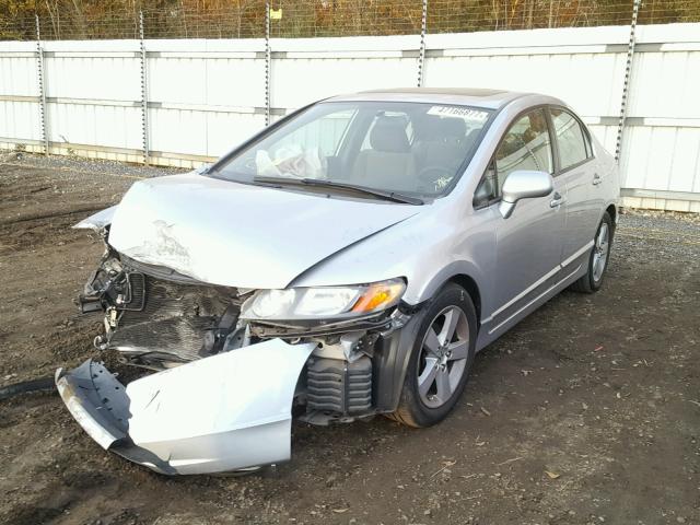 1HGFA16897L004505 - 2007 HONDA CIVIC EX GRAY photo 2