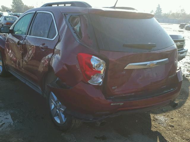 2GNFLNE5XC6213978 - 2012 CHEVROLET EQUINOX LT MAROON photo 10