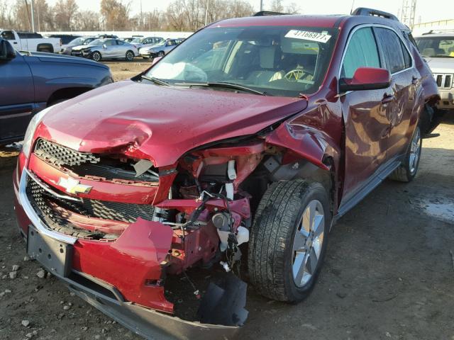 2GNFLNE5XC6213978 - 2012 CHEVROLET EQUINOX LT MAROON photo 2