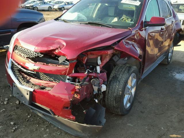 2GNFLNE5XC6213978 - 2012 CHEVROLET EQUINOX LT MAROON photo 9