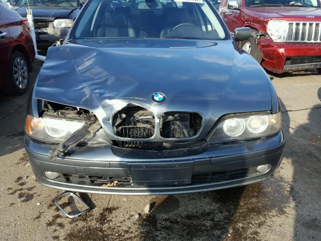 WBADT634X3CK39680 - 2003 BMW 530 I AUTO GRAY photo 9