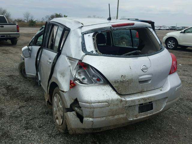 3N1BC1CPXBL405564 - 2011 NISSAN VERSA S SILVER photo 3