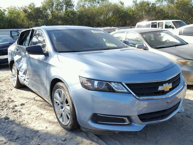 1G11Z5SL7FU120970 - 2015 CHEVROLET IMPALA LS BLUE photo 1