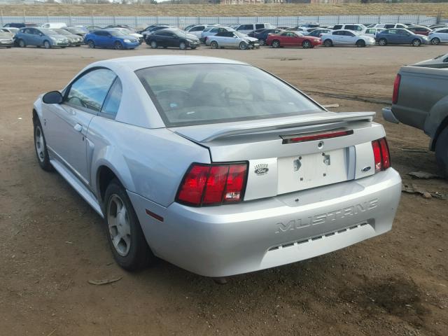 1FAFP4048YF102547 - 2000 FORD MUSTANG GRAY photo 3