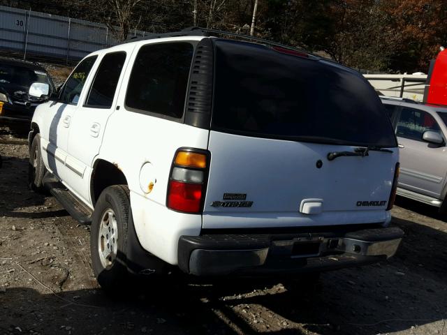 1GNEK13T84J211580 - 2004 CHEVROLET TAHOE K150 WHITE photo 3