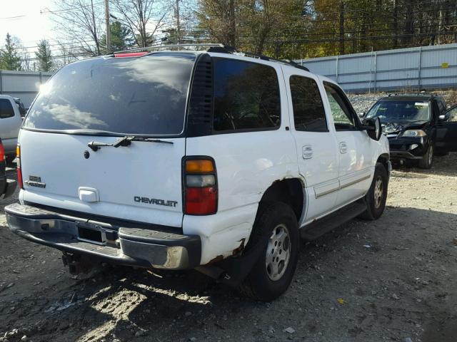 1GNEK13T84J211580 - 2004 CHEVROLET TAHOE K150 WHITE photo 4