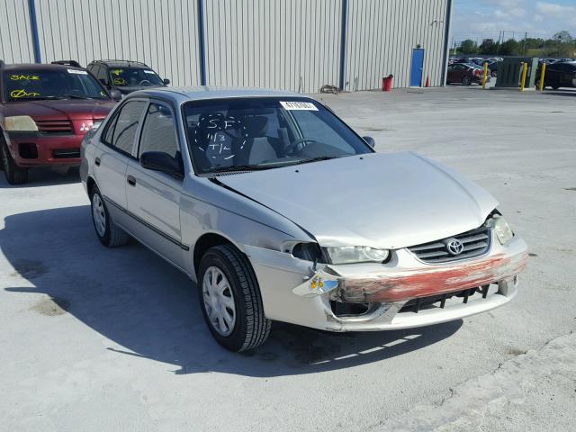 2T1BR12EX2C537352 - 2002 TOYOTA COROLLA CE SILVER photo 1