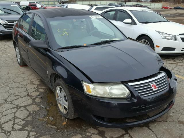 1G8AJ58F27Z137982 - 2007 SATURN ION LEVEL BLACK photo 1