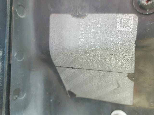 1G8AJ58F27Z137982 - 2007 SATURN ION LEVEL BLACK photo 10