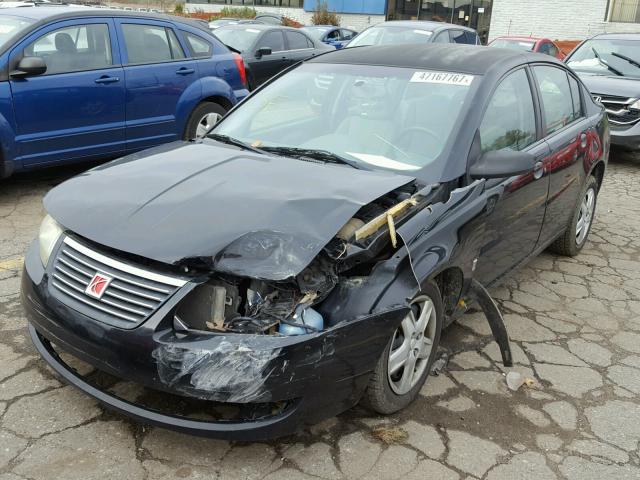 1G8AJ58F27Z137982 - 2007 SATURN ION LEVEL BLACK photo 2