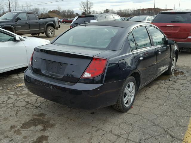 1G8AJ58F27Z137982 - 2007 SATURN ION LEVEL BLACK photo 4