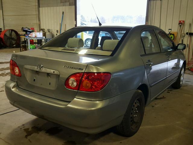 1NXBR32E63Z118362 - 2003 TOYOTA COROLLA CE GRAY photo 4