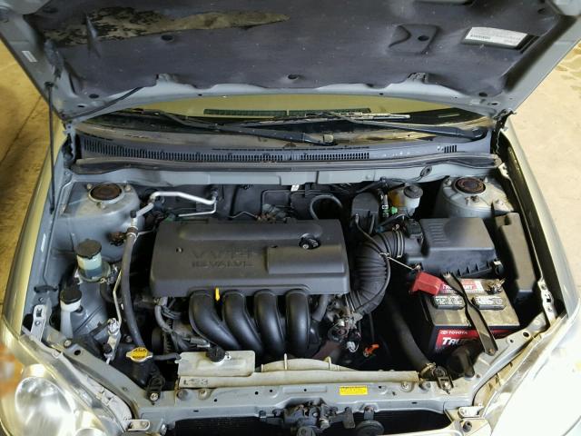 1NXBR32E63Z118362 - 2003 TOYOTA COROLLA CE GRAY photo 7