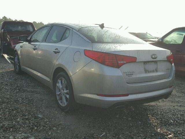 5XXGN4A73DG096861 - 2013 KIA OPTIMA EX SILVER photo 3