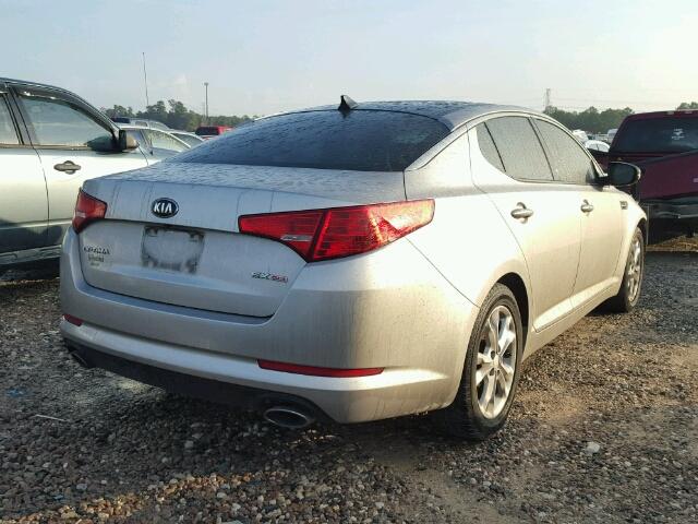 5XXGN4A73DG096861 - 2013 KIA OPTIMA EX SILVER photo 4