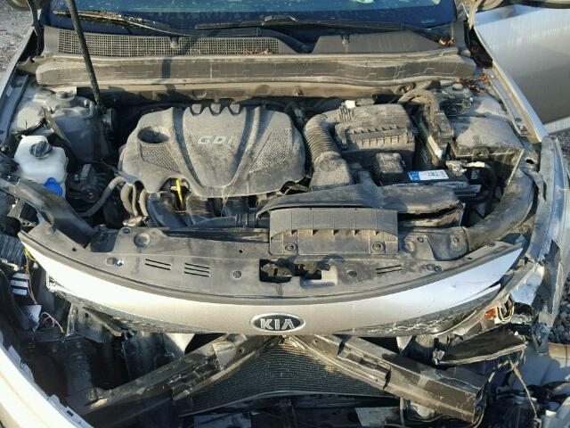 5XXGN4A73DG096861 - 2013 KIA OPTIMA EX SILVER photo 7