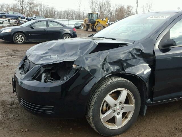 1G2AS18H197228726 - 2009 PONTIAC G5 BLACK photo 10