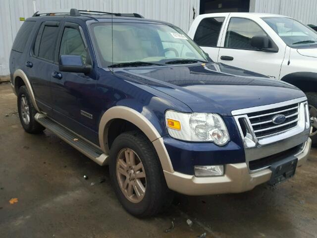 1FMEU74E76UA58290 - 2006 FORD EXPLORER E BLUE photo 1