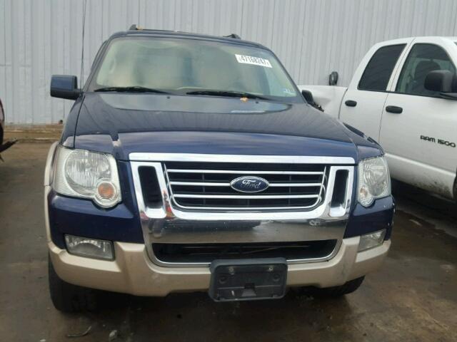 1FMEU74E76UA58290 - 2006 FORD EXPLORER E BLUE photo 9