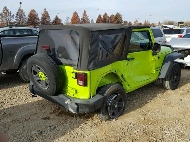 1C4AJWAG5CL269694 - 2012 JEEP WRANGLER S GREEN photo 4