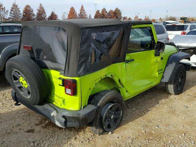 1C4AJWAG5CL269694 - 2012 JEEP WRANGLER S GREEN photo 9