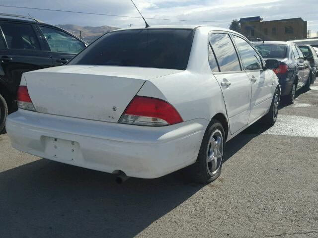 JA3AJ26E52U017905 - 2002 MITSUBISHI LANCER ES WHITE photo 4