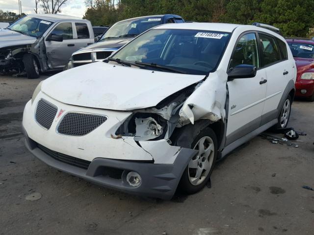 5Y2SL65888Z414054 - 2008 PONTIAC VIBE WHITE photo 2