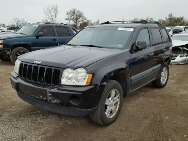 1J8GR48K76C326248 - 2006 JEEP GRAND CHER BLACK photo 2