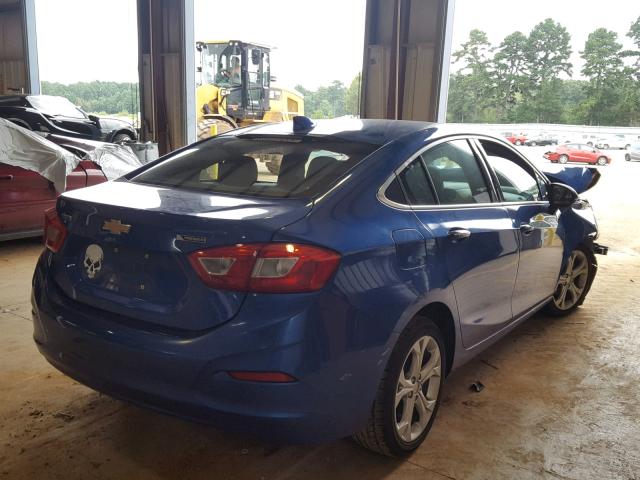 1G1BF5SM4H7106533 - 2017 CHEVROLET CRUZE PREM BLUE photo 4