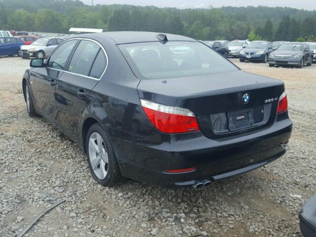 WBANV13568CZ60080 - 2008 BMW 528 XI BLACK photo 3