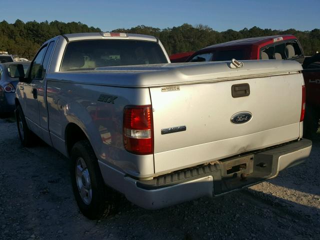 1FTRF12W24NC04515 - 2004 FORD F150 SILVER photo 3