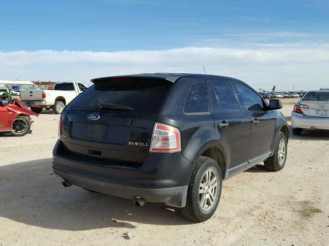 2FMDK36C68BA08981 - 2008 FORD EDGE SE BLACK photo 4