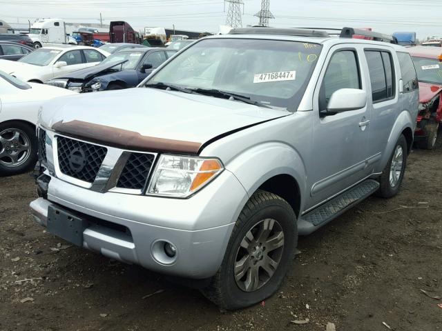 5N1AR18W37C604946 - 2007 NISSAN PATHFINDER SILVER photo 2