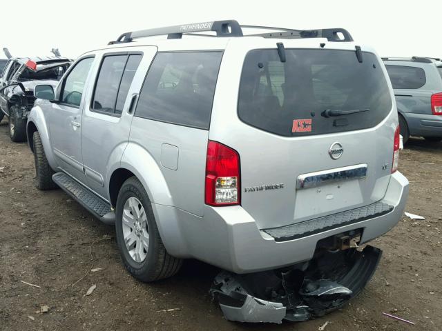 5N1AR18W37C604946 - 2007 NISSAN PATHFINDER SILVER photo 3