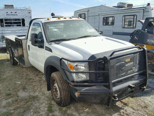 1FDUF4GY4CEB75700 - 2012 FORD F450 SUPER WHITE photo 1