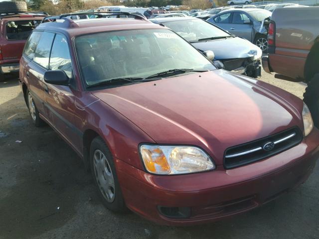 4S3BH635627303418 - 2002 SUBARU LEGACY L MAROON photo 1